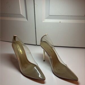 Fashion Nova Women's Clear Heels